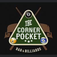 The Corner Pocket pool hall exterior/interior